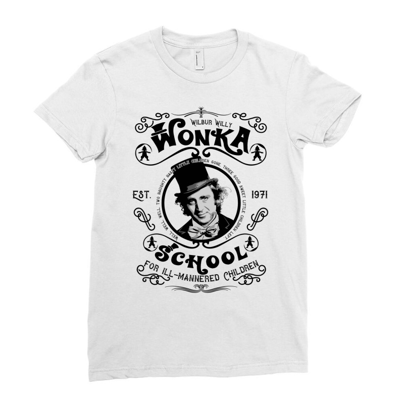 Wonka School For Ill Mannered Children Ladies Fitted T-Shirt by yenerifunaseb | Artistshot