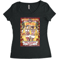 The Tattooed Lady Sideshow Poster Women's Triblend Scoop T-shirt | Artistshot