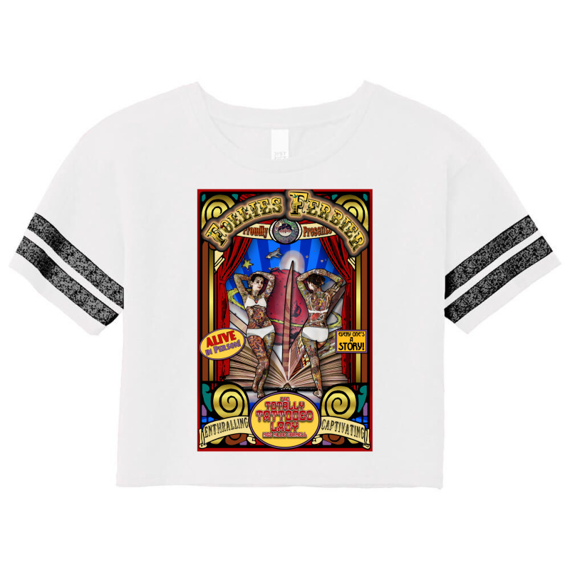 The Tattooed Lady Sideshow Poster 1 Scorecard Crop Tee by duriomort6 | Artistshot