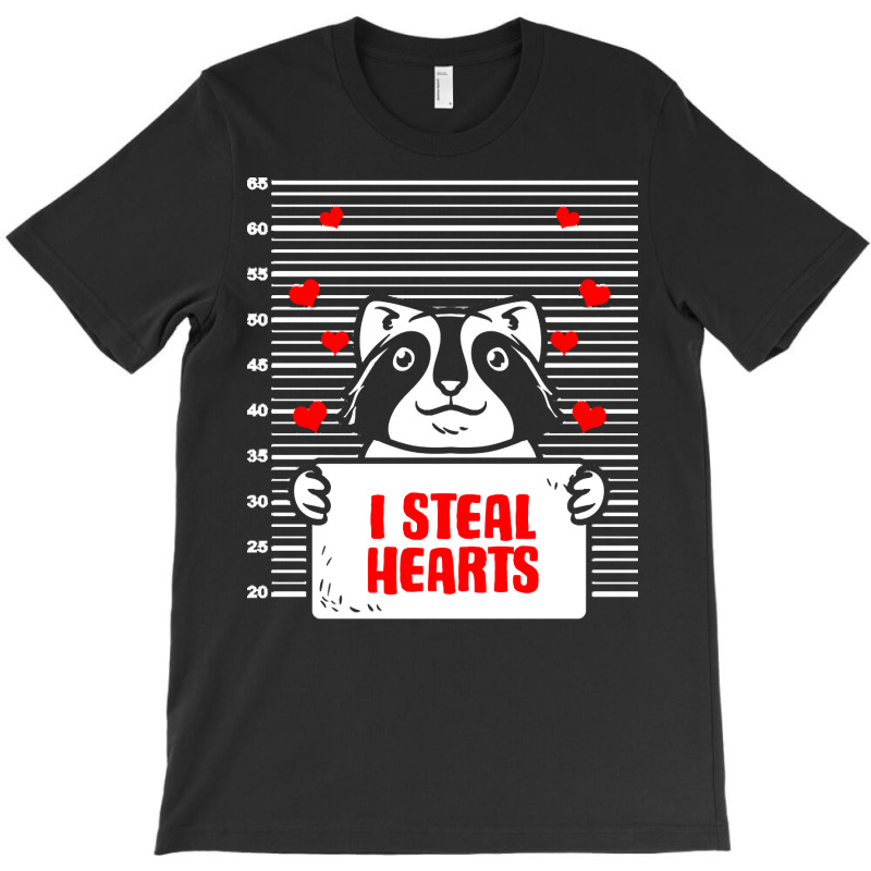 Raccoon Lover T  Shirt Raccoon Valentine Love Lover Heart Valentines D T-Shirt by stammivy480 | Artistshot