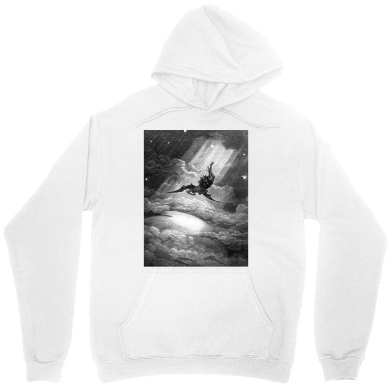 The Fall Of Satan   Gustave Dore Unisex Hoodie by dingcauc | Artistshot