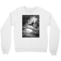 The Fall Of Satan   Gustave Dore Crewneck Sweatshirt | Artistshot