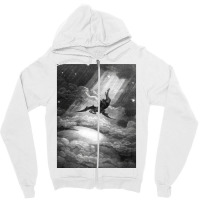 The Fall Of Satan   Gustave Dore Zipper Hoodie | Artistshot