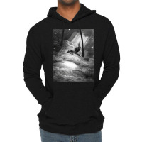 The Fall Of Satan   Gustave Dore Lightweight Hoodie | Artistshot