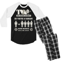 Tva Hand Manual Men's 3/4 Sleeve Pajama Set | Artistshot