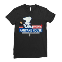 The Original Pancake House Breakfast Restaurant's Marquee From First C Ladies Fitted T-shirt | Artistshot