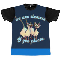 Siamese Cats Graphic T-shirt | Artistshot