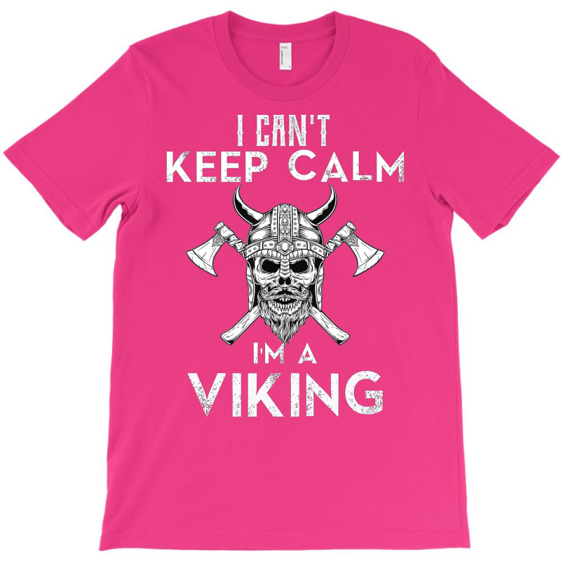 Viking Norse With Helmet And Axes T-shirt | Artistshot