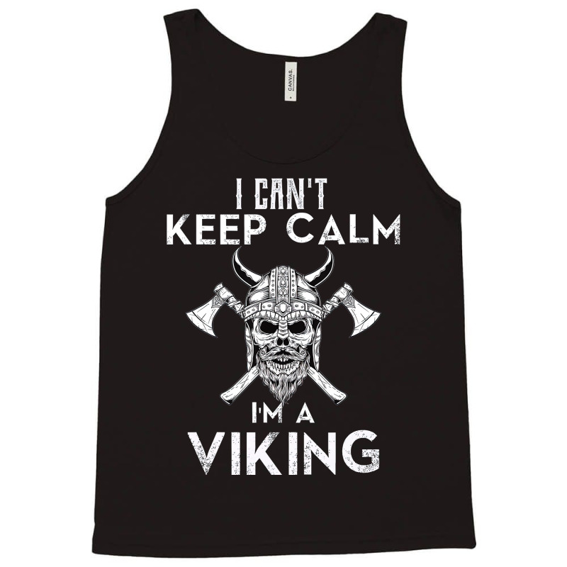 Viking Norse With Helmet And Axes Tank Top | Artistshot