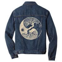 Viking Odin Wotan Norse Mythology Warrior Men Denim Jacket | Artistshot