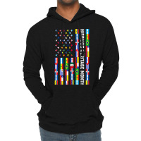 National Hispanic Heritage Month Celebration Latin Flags Lightweight Hoodie | Artistshot