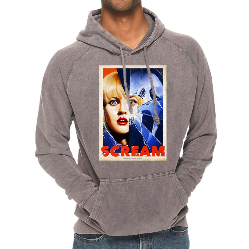 Scream Vintage Hoodie by Alan Reilly | Artistshot