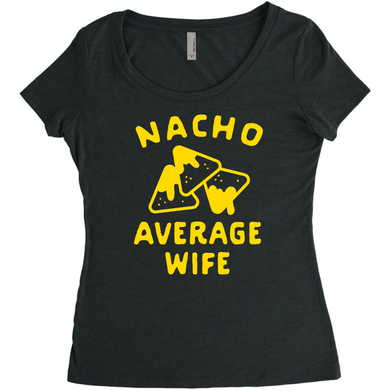 Not Your Average Wife Women's Triblend Scoop T-shirt by SKMOOII | Artistshot