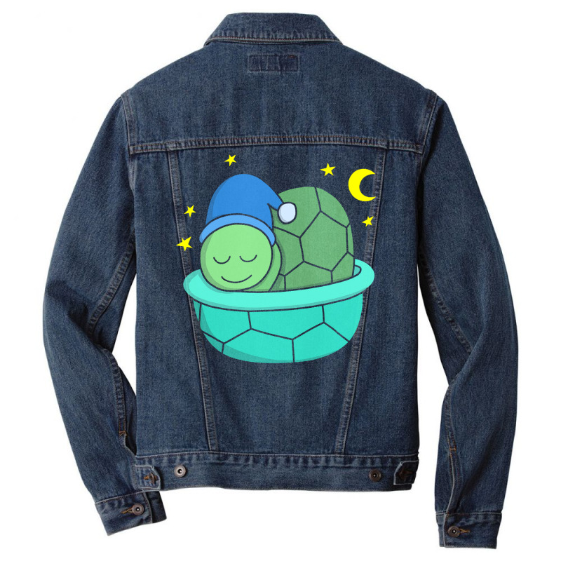 Turtle T  Shirt Cute Sleepy Turtle T  Shirt Men Denim Jacket by stammivy480 | Artistshot