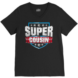 funny superhero cousin tee super cousin shirt V-Neck Tee | Artistshot