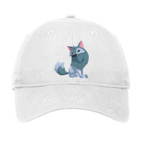 Cute Wolf Animation Adjustable Cap | Artistshot