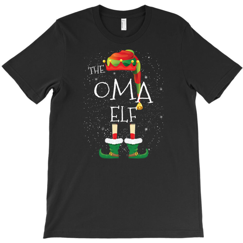 Oma Elf Family Matching Christmas Group Funny Gift T-shirt | Artistshot