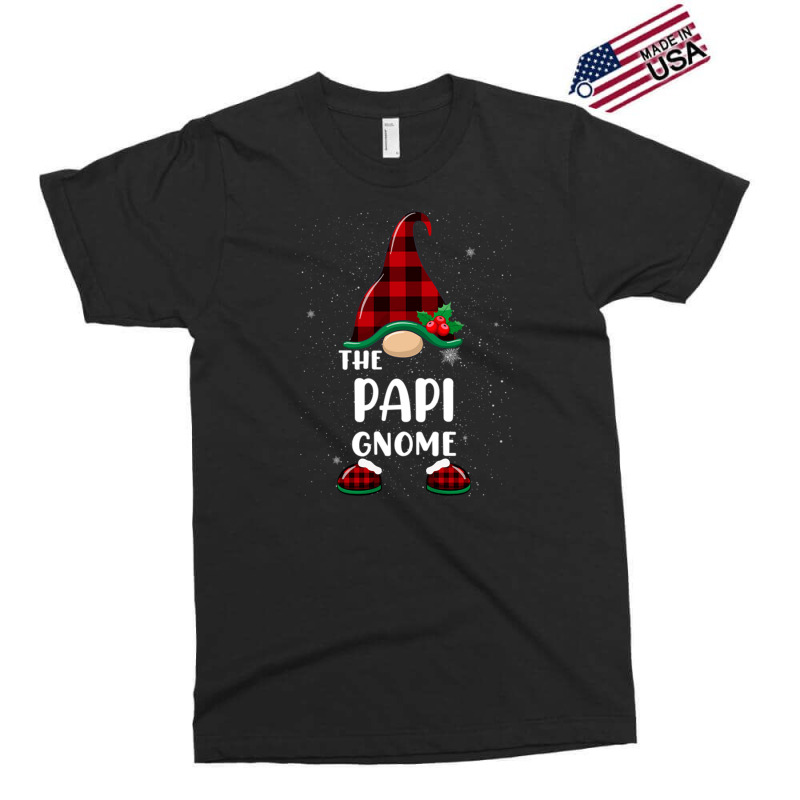 Papi Gnome Buffalo Plaid Matching Family Christmas Pajama Funny Gift Exclusive T-shirt | Artistshot