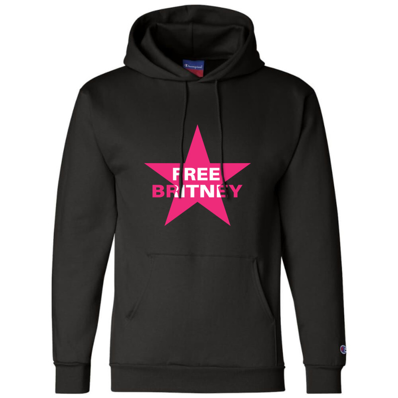 Free Britney Star Champion Hoodie by leizor | Artistshot