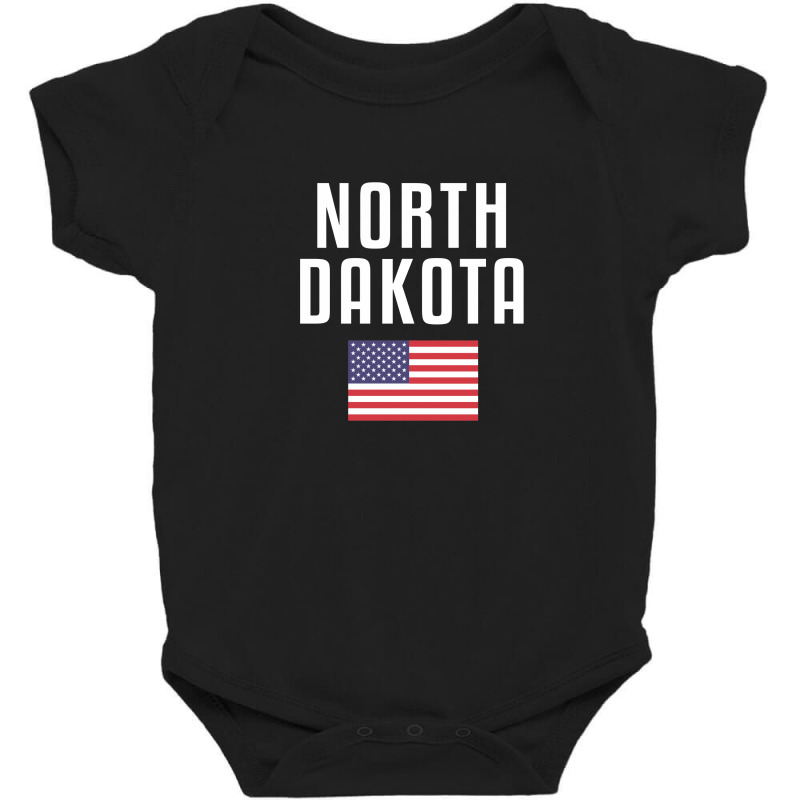 North Dakota Baby Bodysuit by Chris Ceconello | Artistshot