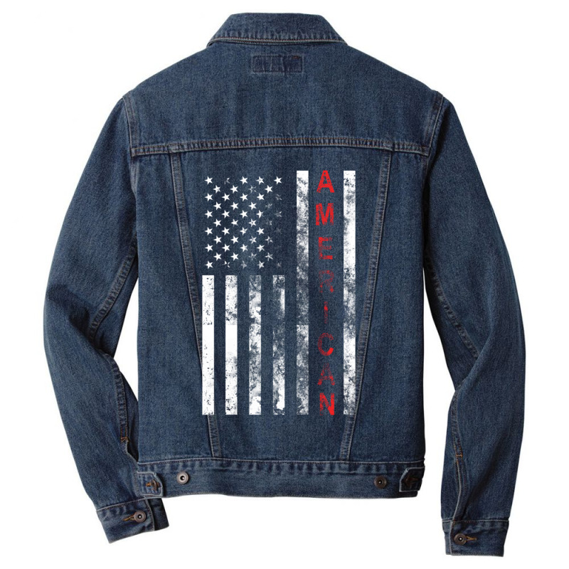 Usa Flag Men Denim Jacket | Artistshot