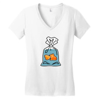 Little Fish Women's V-neck T-shirt | Artistshot