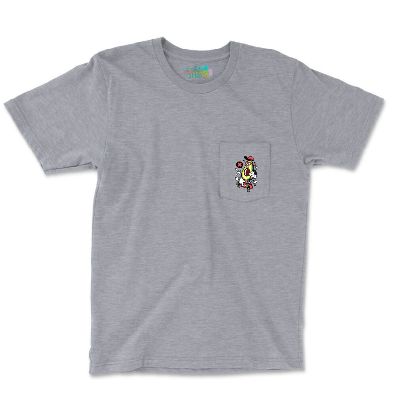 Avocado Skater Pocket T-shirt | Artistshot