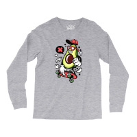 Avocado Skater Long Sleeve Shirts | Artistshot