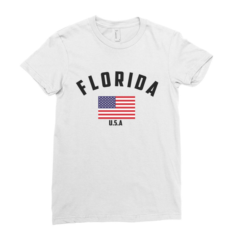 Florida Ladies Fitted T-Shirt by Chris Ceconello | Artistshot