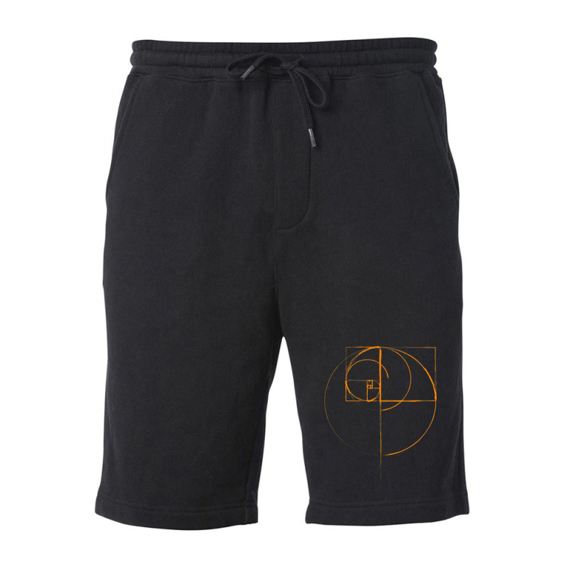 Fibonacci Golden Ratio Circle Fleece Short | Artistshot