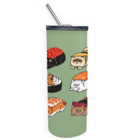 Sushi Persian Cat Skinny Tumbler | Artistshot