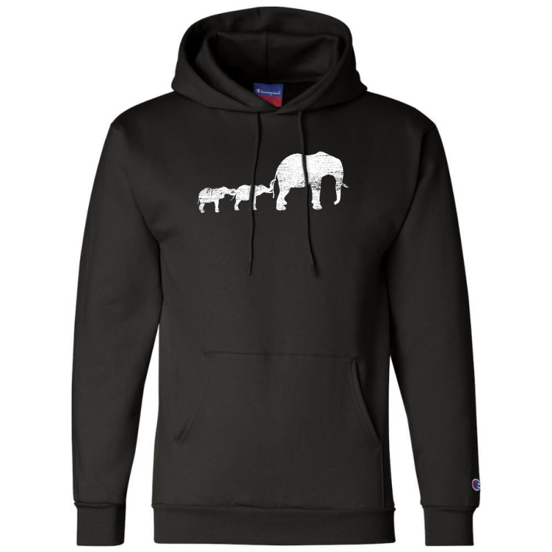 Animal Lover Gift Africa Safari Animals Family Elephant Champion Hoodie | Artistshot