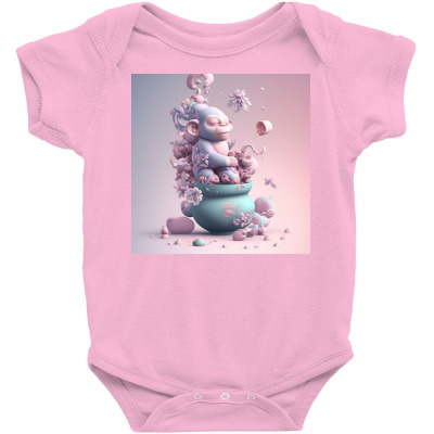 Baby Monkey Baby Bodysuit Designed By Kailooma