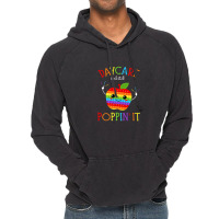 Daycare And Still Poppin It Back To School Pop It Vintage Hoodie | Artistshot