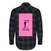 Exercise Daily   Walk With The Lord   Womens Version Flannel Shirt | Artistshot