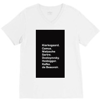 Existentialist 2 V-neck Tee | Artistshot