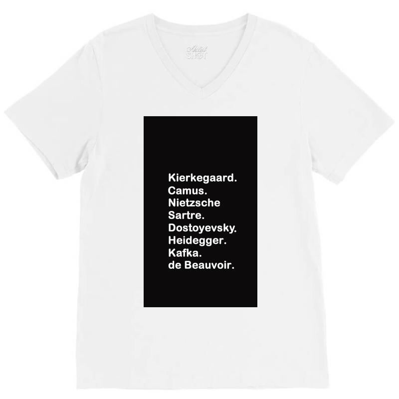 Existentialist 2 V-neck Tee | Artistshot