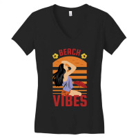 Beach Vibes Women's V-neck T-shirt | Artistshot