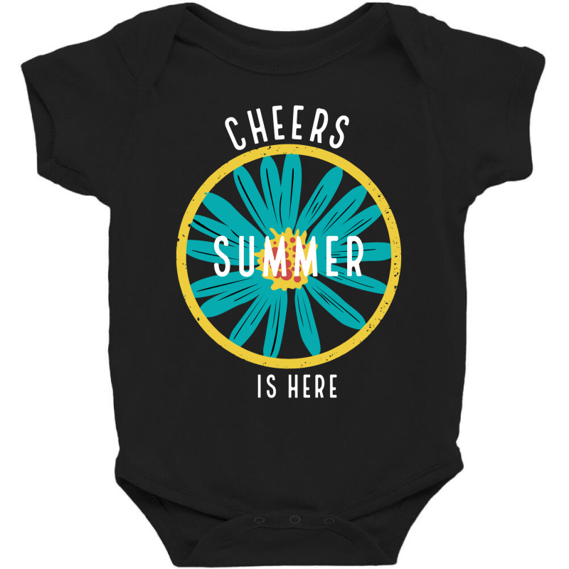 Cheers Summer Is Here Baby Bodysuit by April Shop | Artistshot