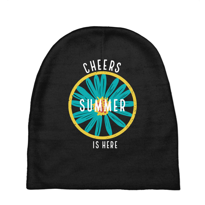 Cheers Summer Is Here Baby Beanies by April Shop | Artistshot