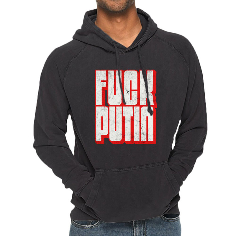 Fck Putin Vintage Hoodie by kudupiye | Artistshot