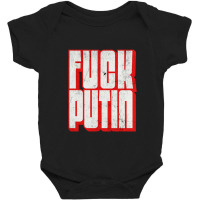 Fck Putin Baby Bodysuit | Artistshot