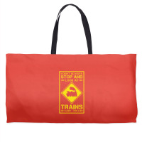 I Don't Always Stop And Look At Trains Conductor Lover Weekender Totes | Artistshot