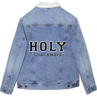 Holy Guacamole Unisex Sherpa-lined Denim Jacket | Artistshot