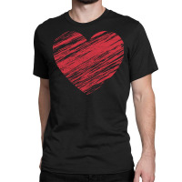 Red Heart Happy Valentines Day Classic T-shirt | Artistshot