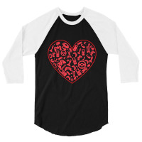 Gamer Valentines Day T Shirtgamer Valentines Day 3/4 Sleeve Shirt | Artistshot