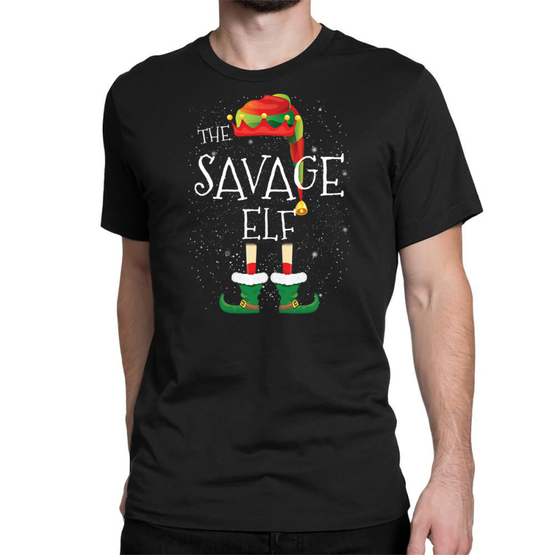 Savage Elf Family Matching Christmas Group Funny Gift Classic T-shirt | Artistshot