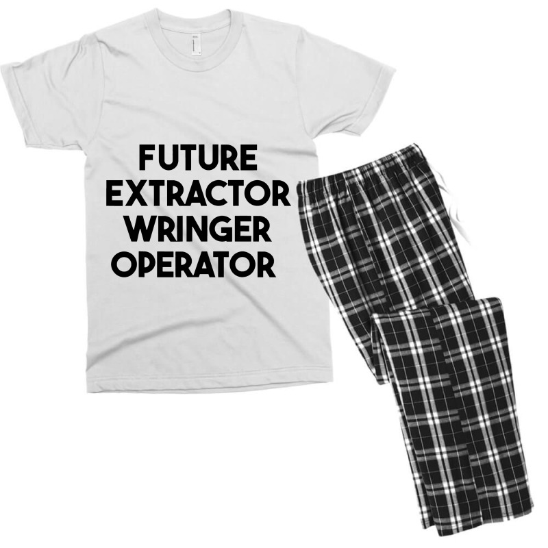 Future Extractor Wringer Operator Men's T-shirt Pajama Set | Artistshot