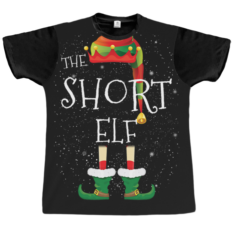 Short Elf Family Matching Christmas Group Funny Pajama Gift Graphic T-shirt | Artistshot