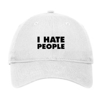 I Hate People Adjustable Cap | Artistshot